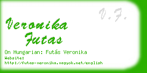 veronika futas business card